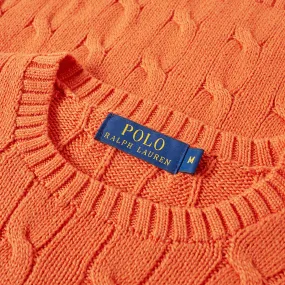 Polo Ralph Lauren Cable Crew KnitOrange