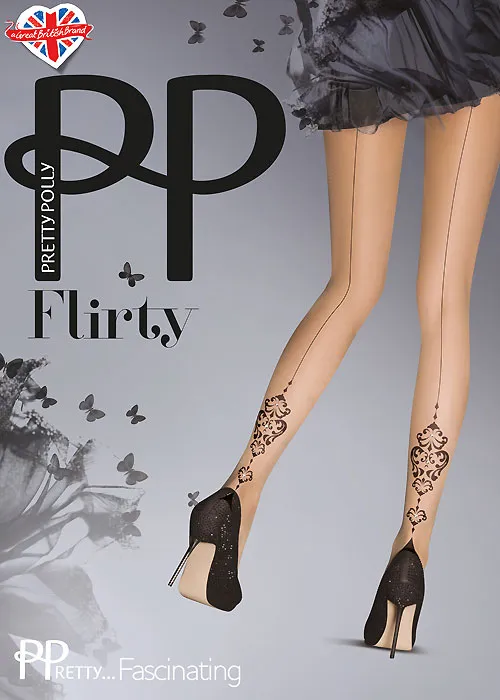 Pretty Polly Fascinating Baroque Backseam Tights ()