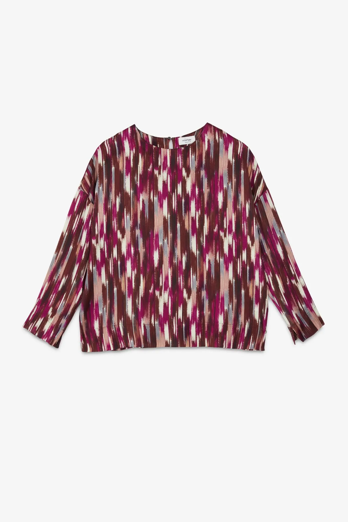 Printed viscose jumper