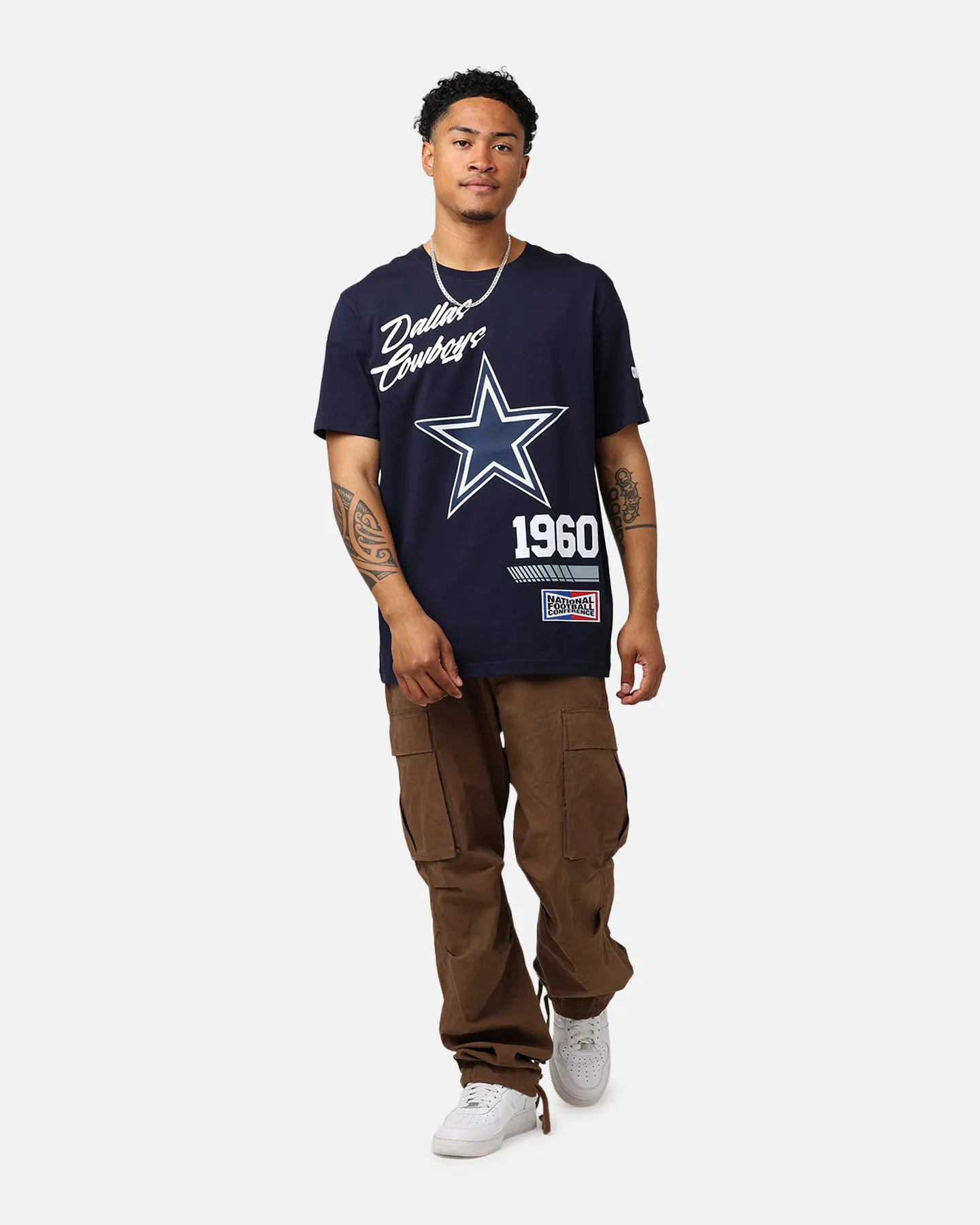 Pro Standard Dallas Cowboys Fast Lane SJ T-Shirt Midnight Navy