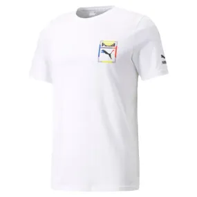 PUMA - Men - Graphic Box Logo Play Tee - White