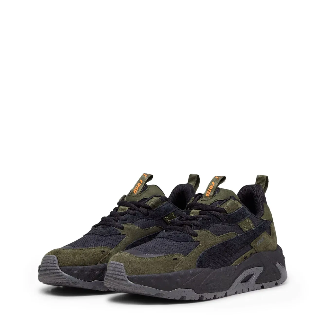 Puma Womens RS-Track Outdoor Strong Gray / Chocolate