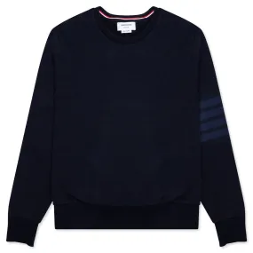 Relaxed Fit Crewneck Sweatshirt - Navy