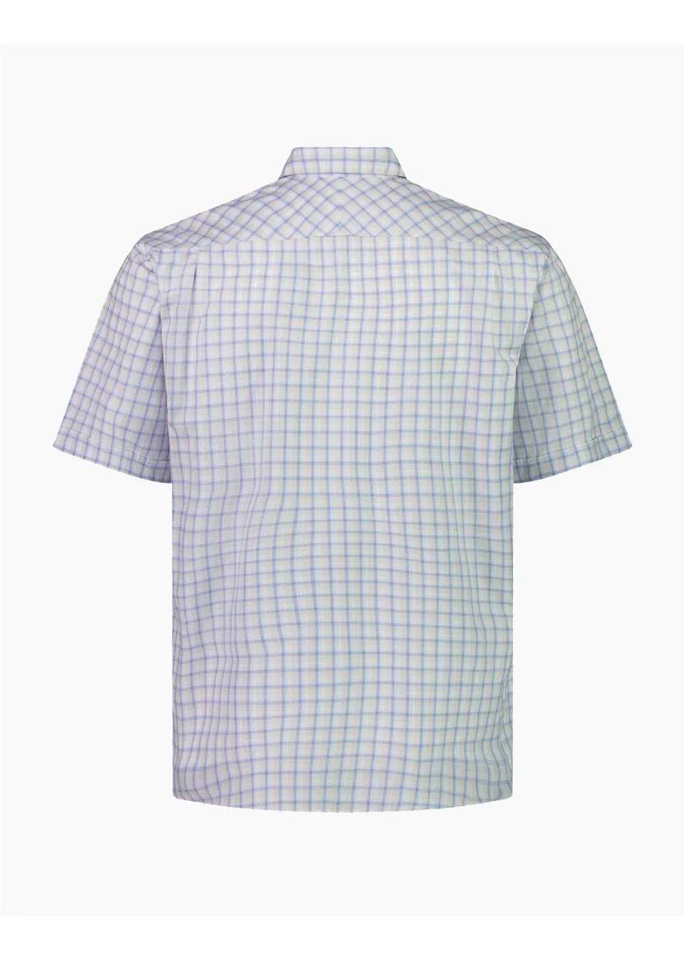 Rembrandt - Raglan Short Sleeved Shirt - Blue Check