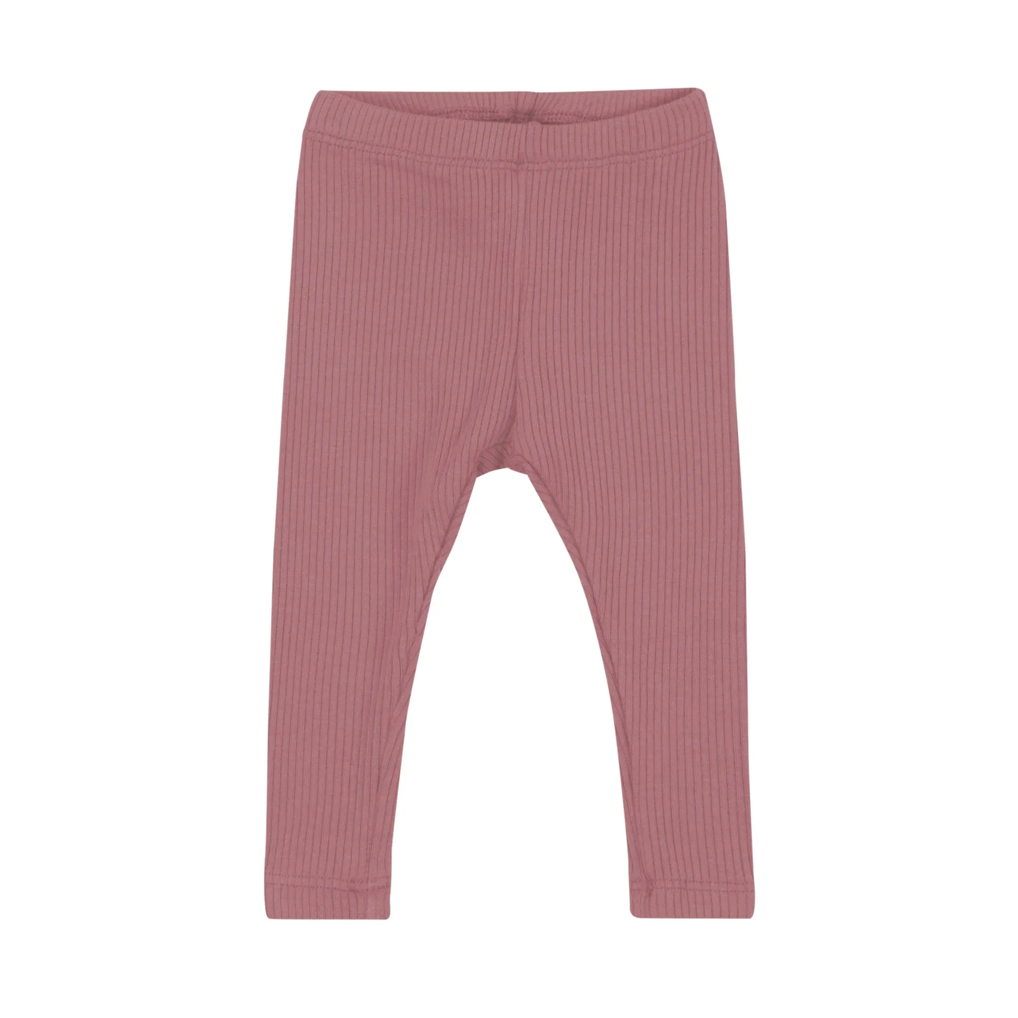 Ribbed Leggings in Dusty Rose