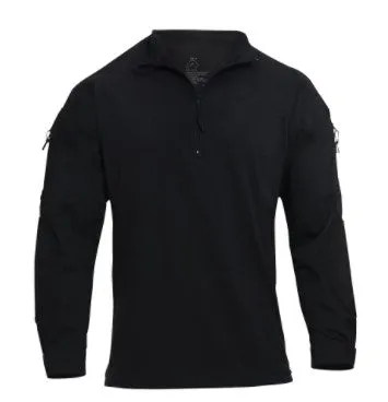 Rothco Mens Tactical Airsoft Combat 1/4 Zip Long Sleeve Shirt