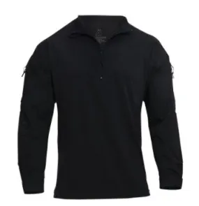 Rothco Mens Tactical Airsoft Combat 1/4 Zip Long Sleeve Shirt