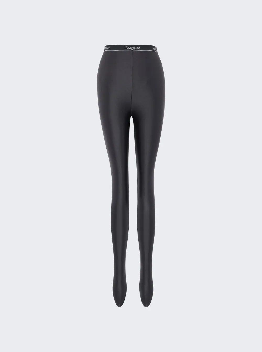 Saint Laurent   Shiny Jersey Tights Black 