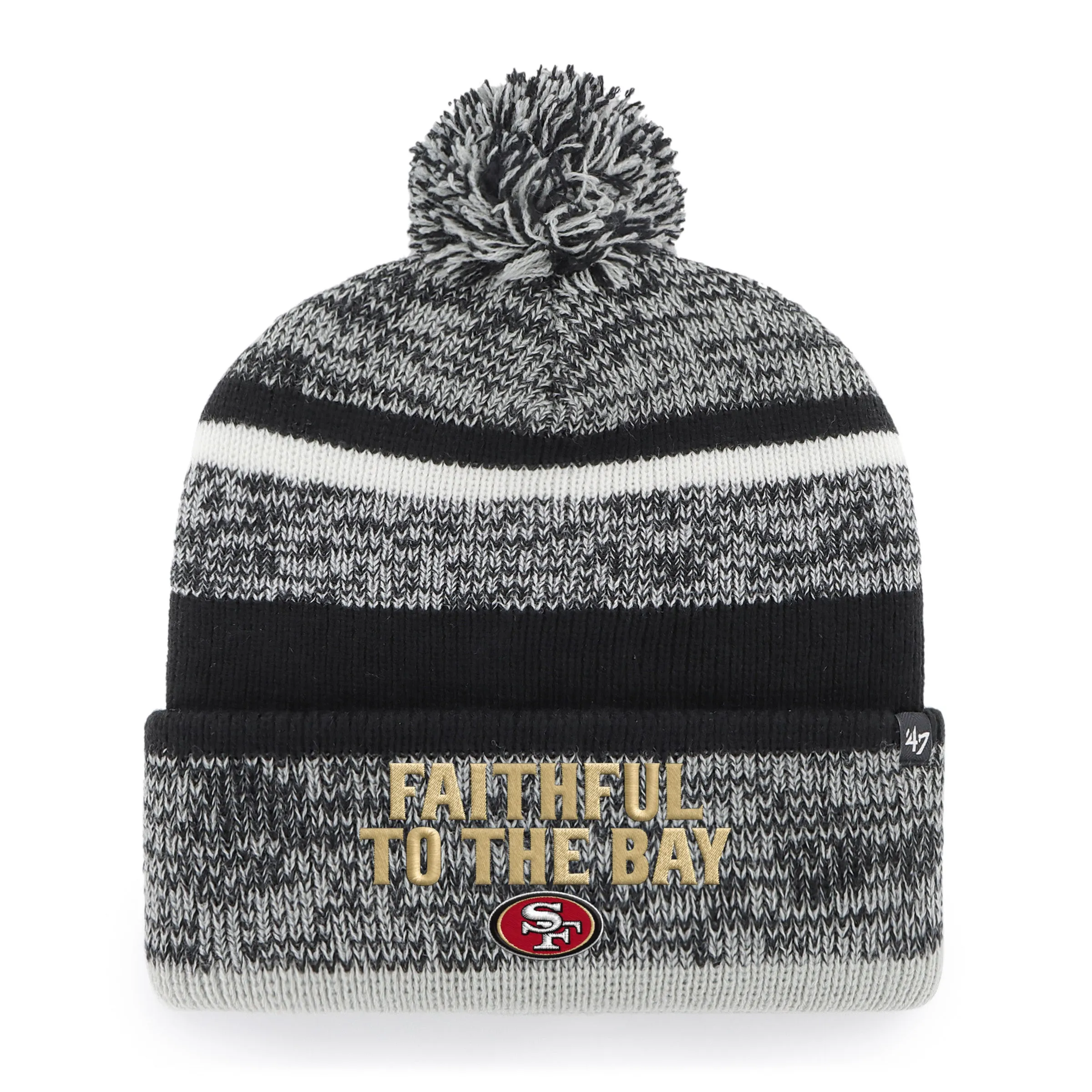 SAN FRANCISCO 49ERS SCRIPT NORTHWARD '47 CUFF KNIT