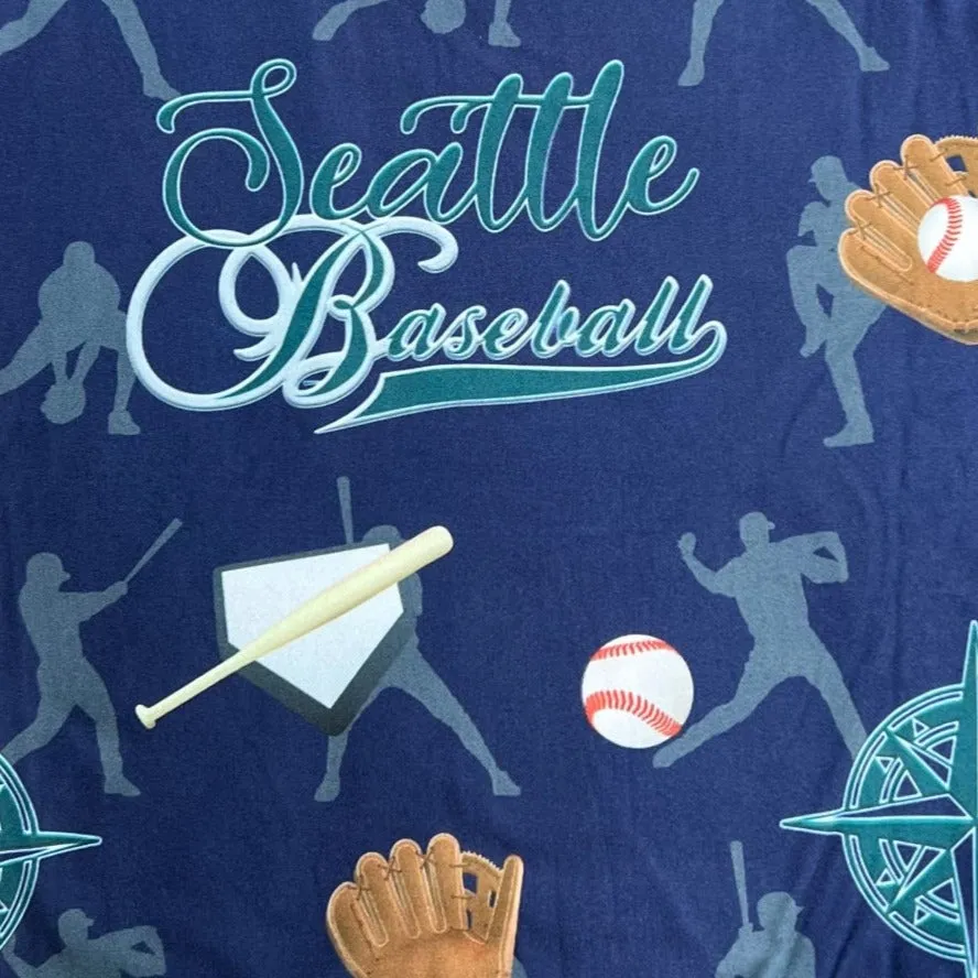 Seattle Baseball Team Print Soft Leggings