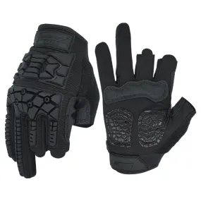 Seibertron T.T.F.I.G 2.0 Men's Tactical Military Gloves Flexible Rubber Knuckle Protective for Combat Hunting Hiking Airsoft Pai