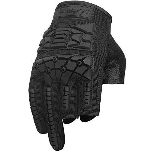 Seibertron T.T.F.I.G 2.0 Men's Tactical Military Gloves Flexible Rubber Knuckle Protective for Combat Hunting Hiking Airsoft Pai