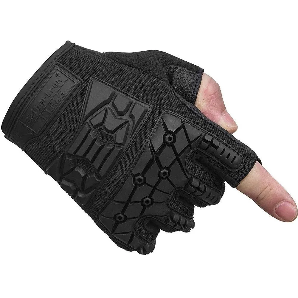 Seibertron T.T.F.I.G 2.0 Men's Tactical Military Gloves Flexible Rubber Knuckle Protective for Combat Hunting Hiking Airsoft Pai