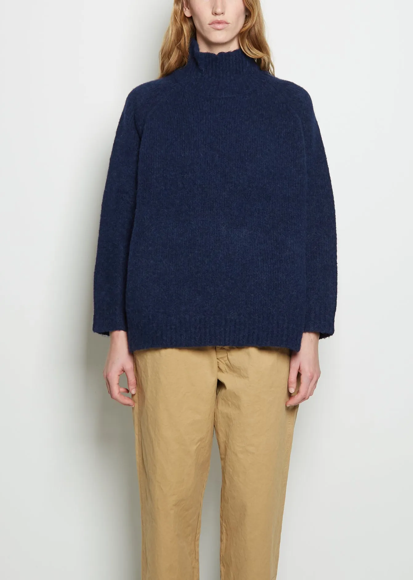 Shaggy Turtleneck Knit