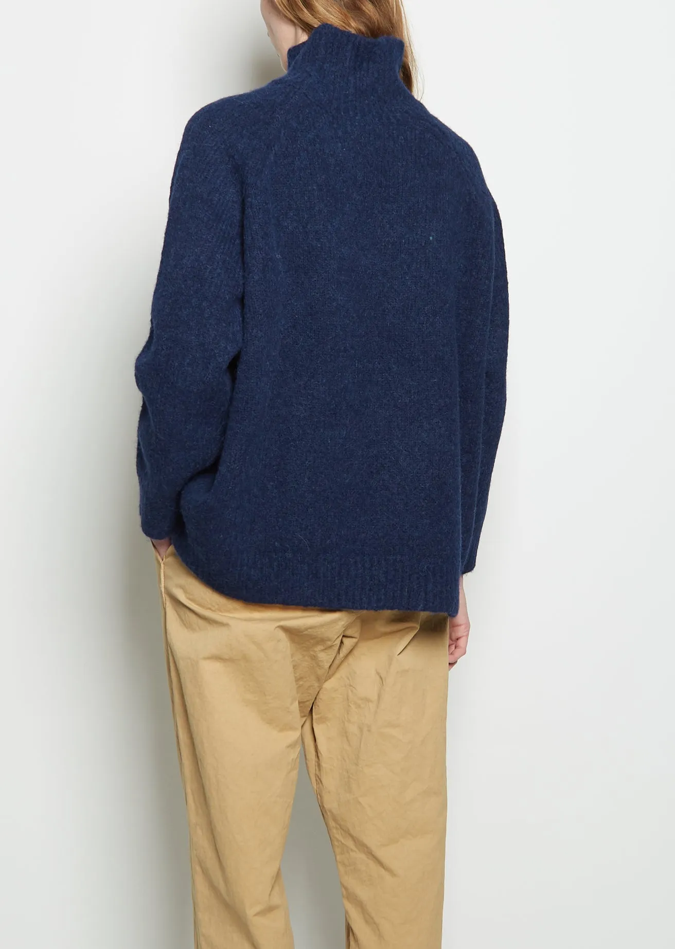 Shaggy Turtleneck Knit