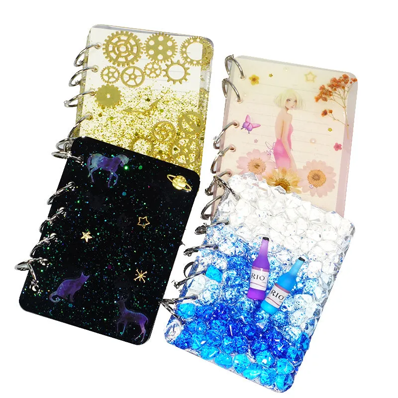 Silicone Notebook Cover Mold DIY Silicone Resin Mold Kits A5/A6/A7 Mold For Student Gift 103293