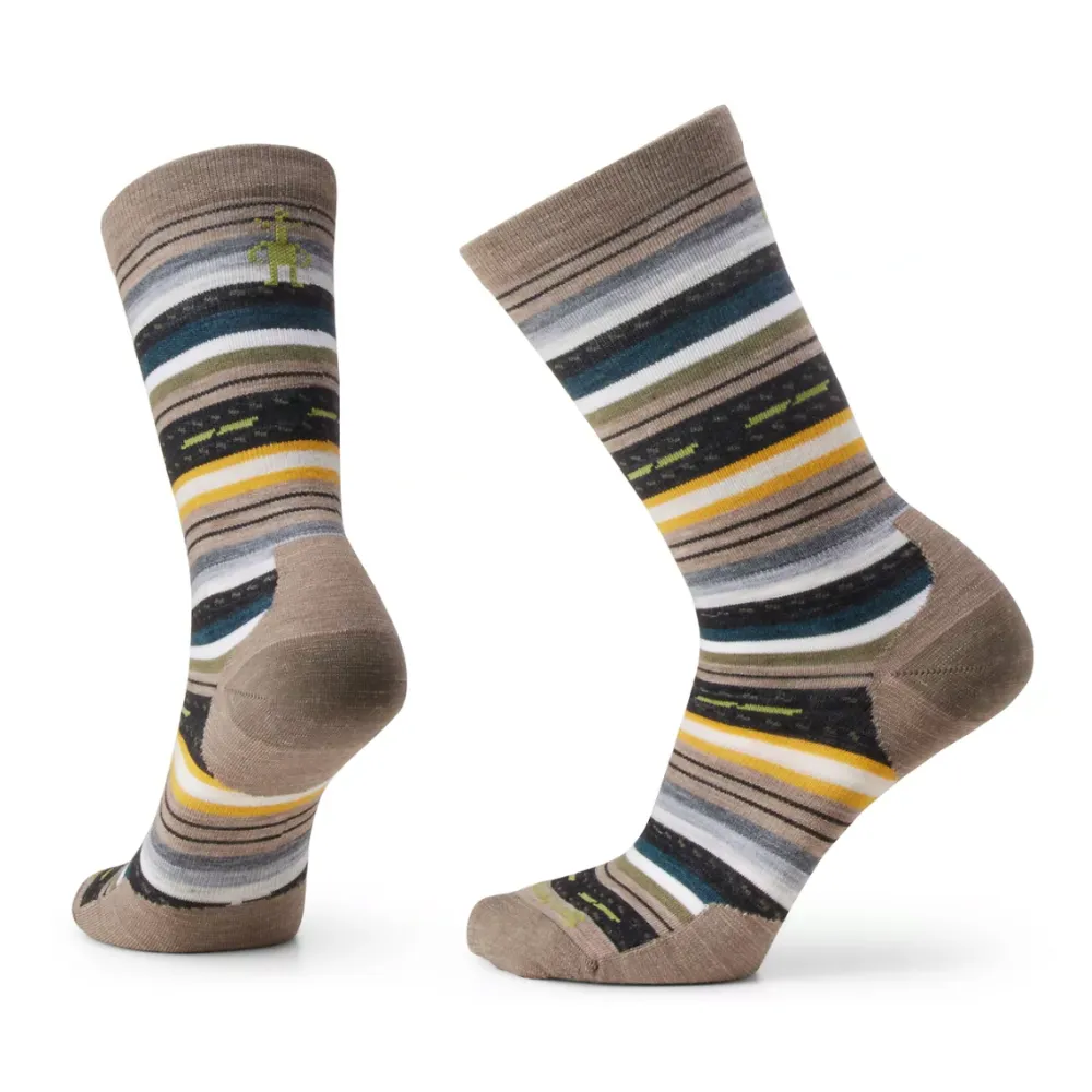 Smartwool Everyday Margarita Zero Cushion Fossil Crew Socks (Unisex)