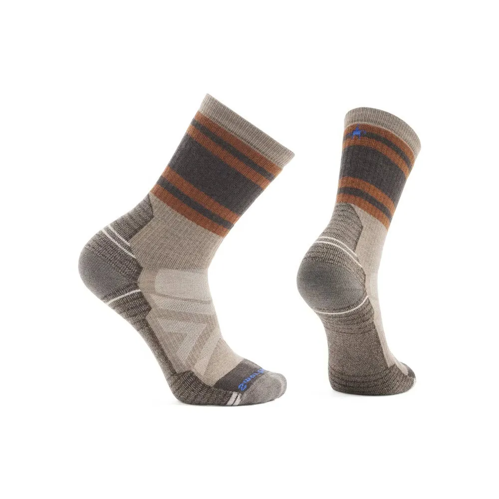 SMARTWOOL HIKE LOLO TRAIL CREW SOCKS FOSSIL - MENS