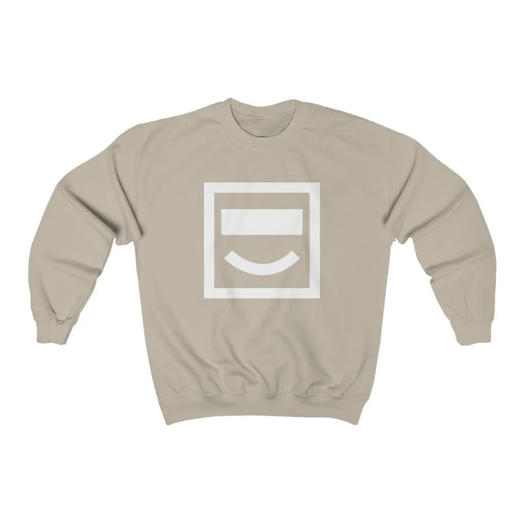 SMILEY CREWNECK SWEATSHIRT - SAND