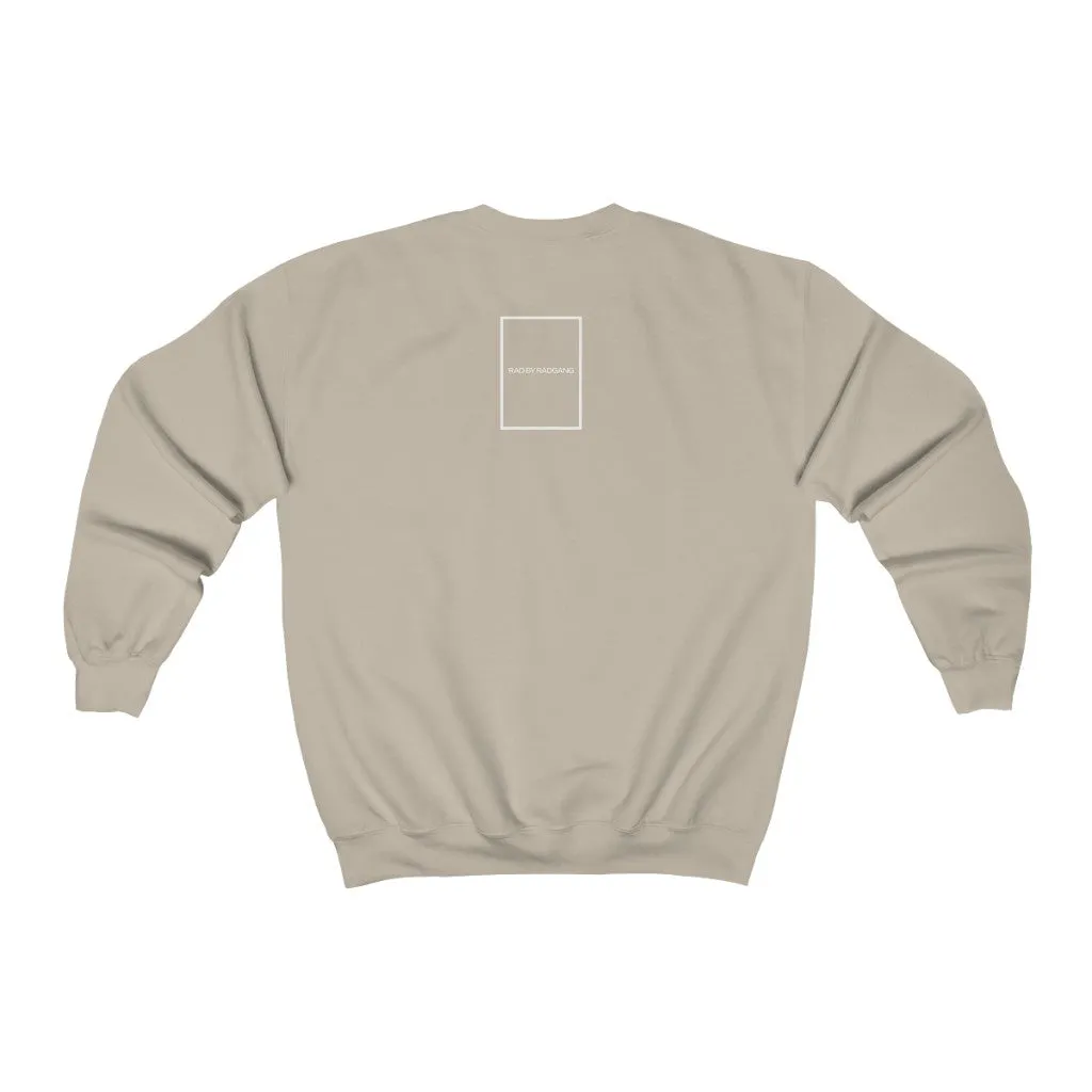 SMILEY CREWNECK SWEATSHIRT - SAND