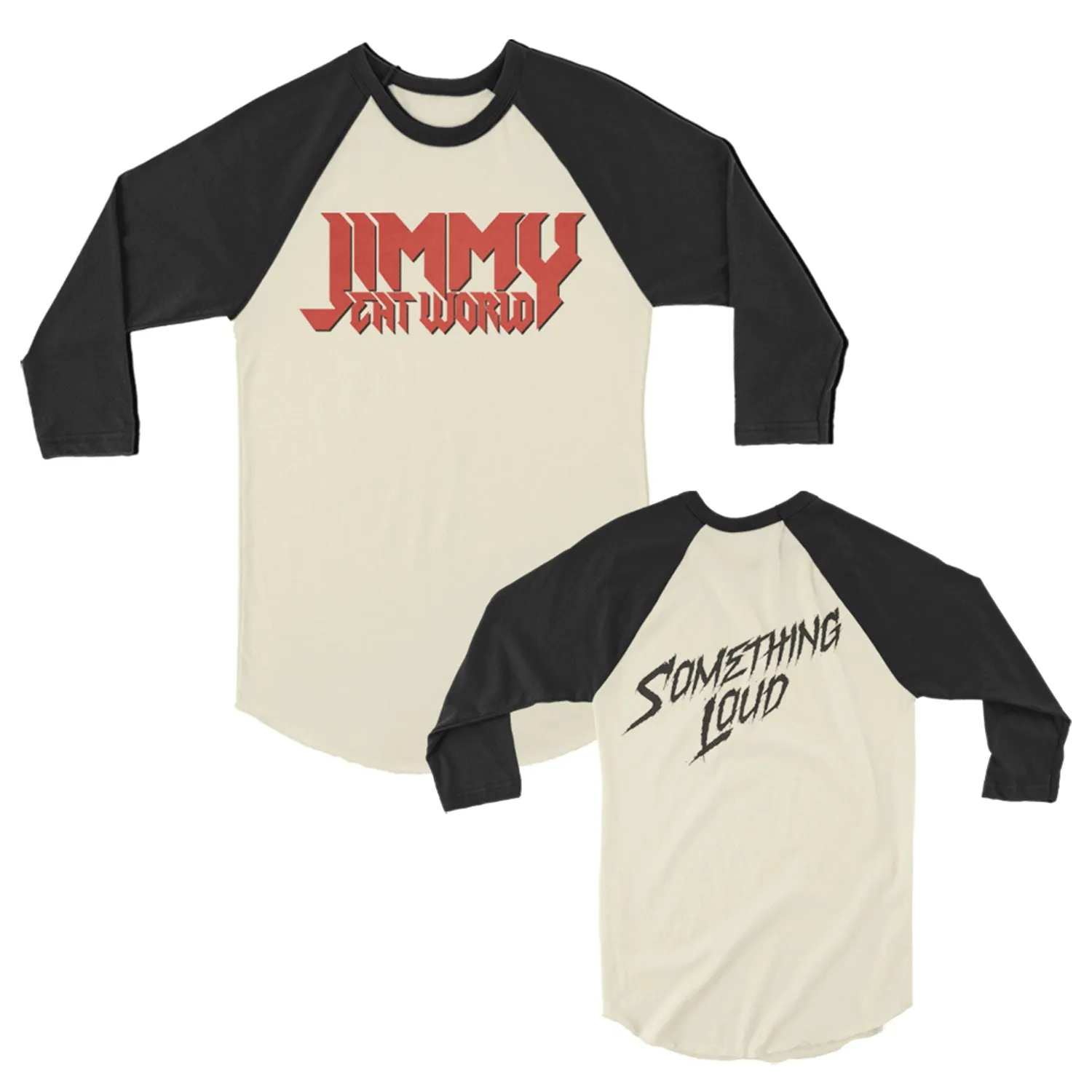 Something Loud Raglan (Vintage White/Black)