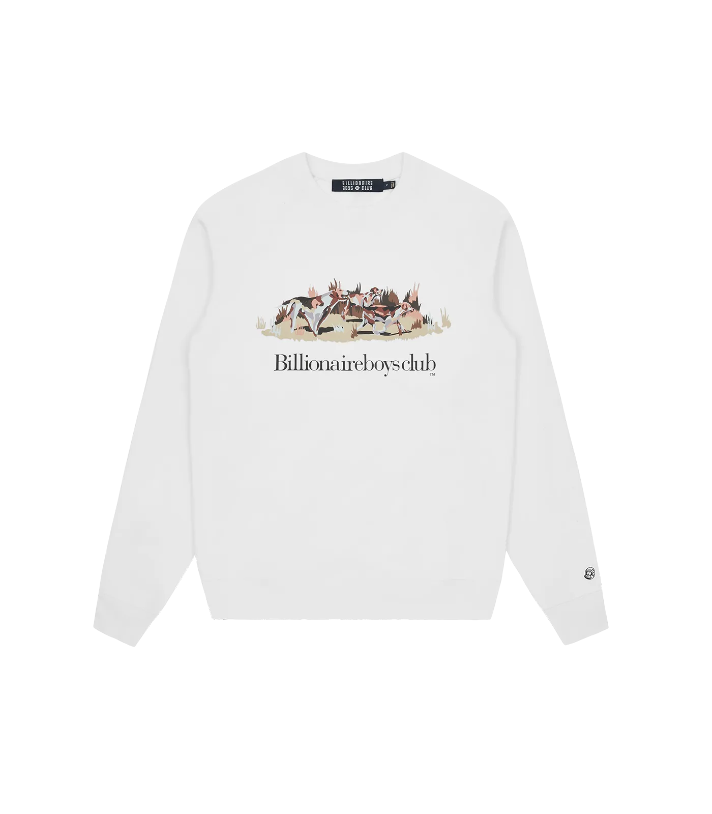 SPACE HUNT CREWNECK - WHITE