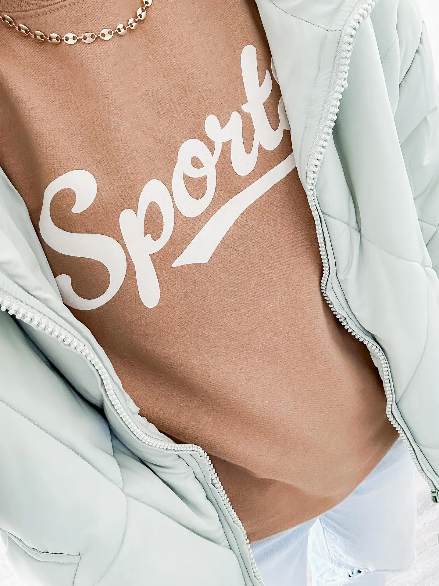 SPORTS Crewneck Pullover Sweatshirt