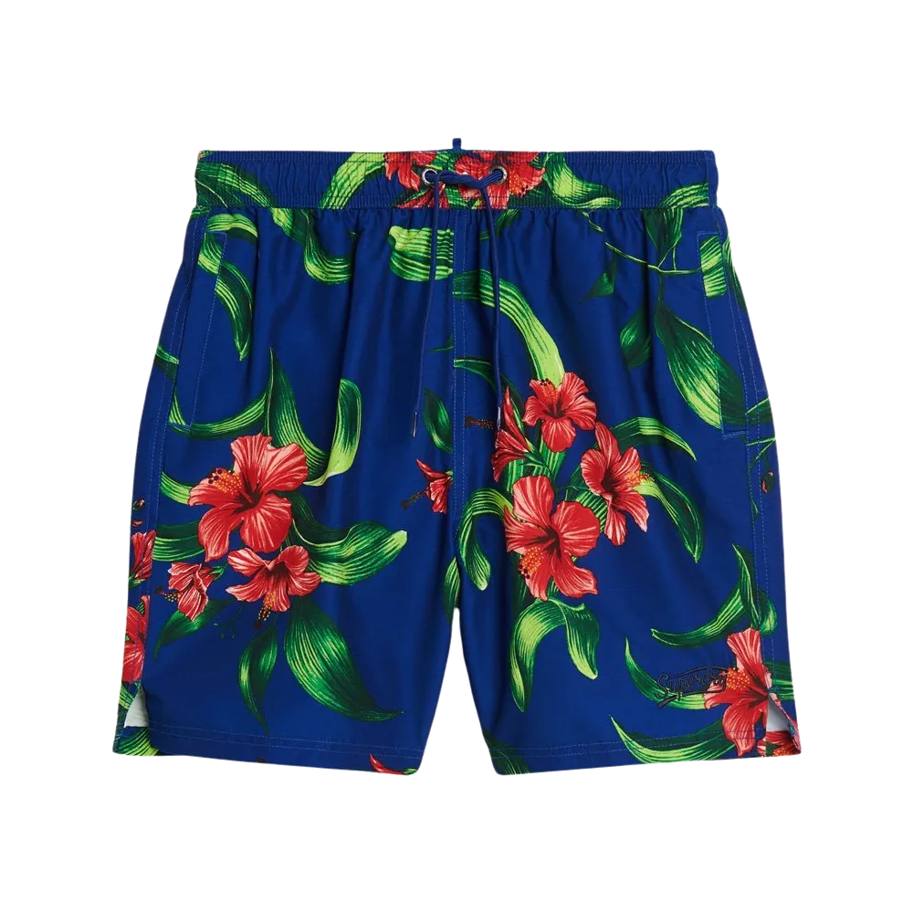 Superdry Recycled Hawaiian Print Swim Shorts