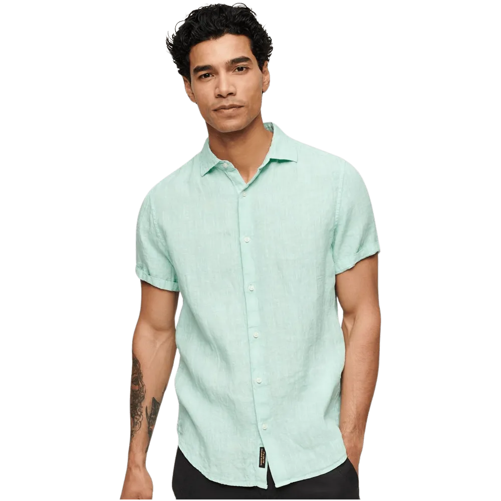 Superdry Studios Casual Linen Short Sleeve Shirt