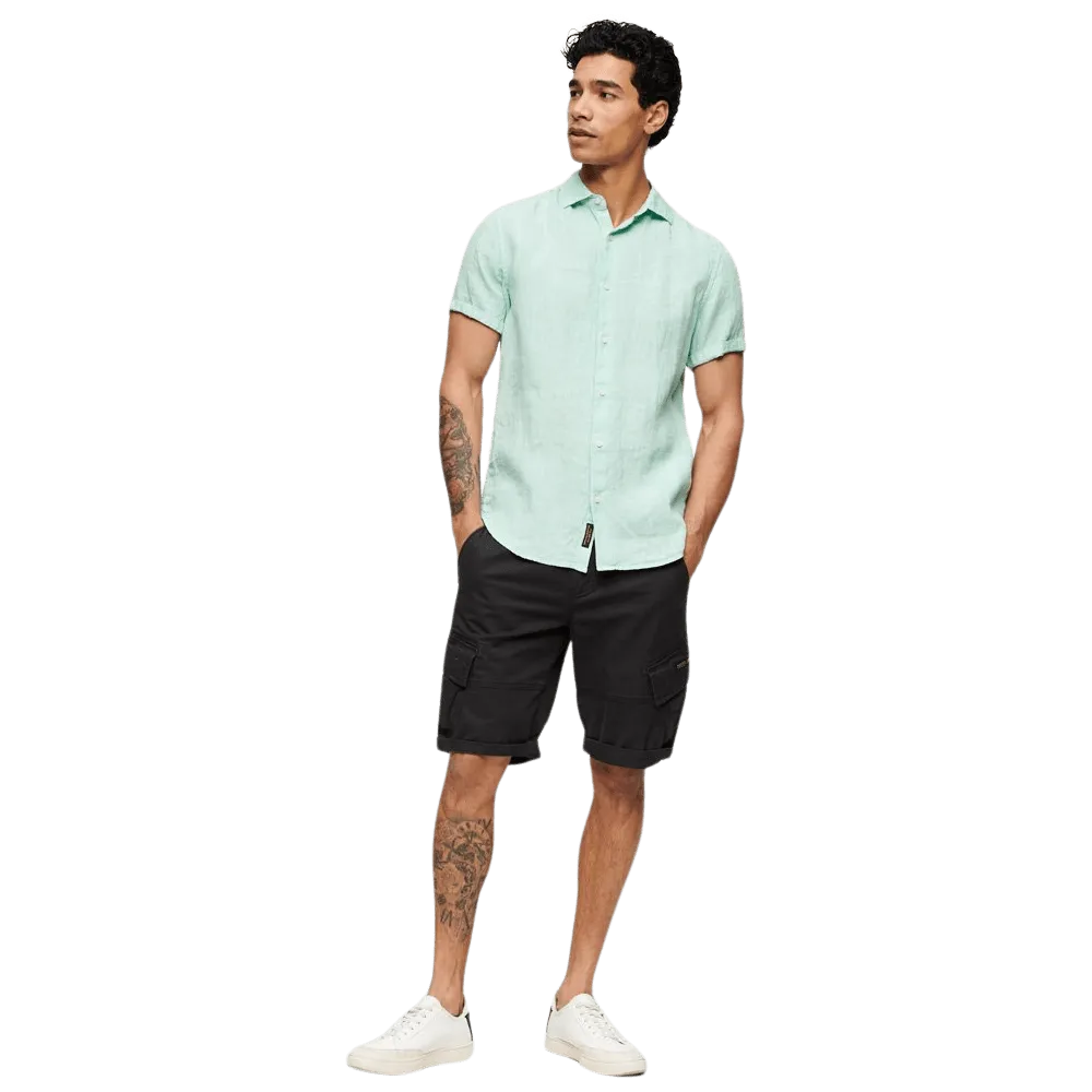 Superdry Studios Casual Linen Short Sleeve Shirt