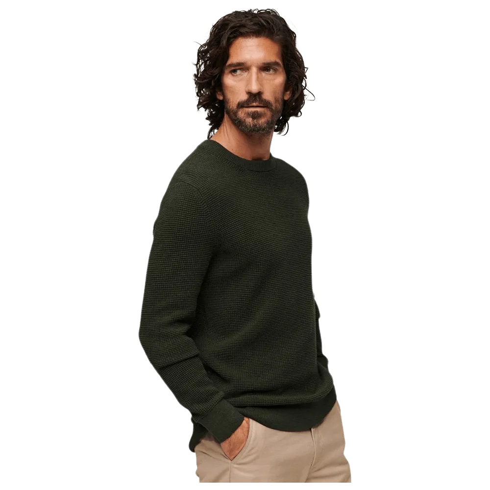 Superdry Textured Crew Neck Jumper