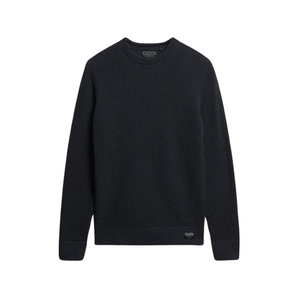 Superdry Textured Crew Neck Jumper