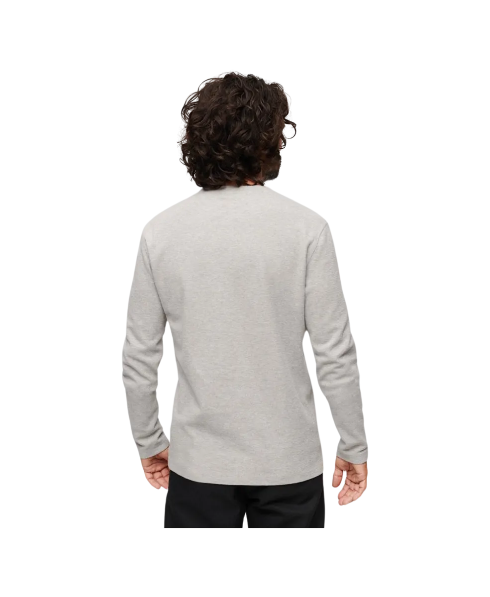 Superdry Waffle Long Sleeve Henley T-Shirt