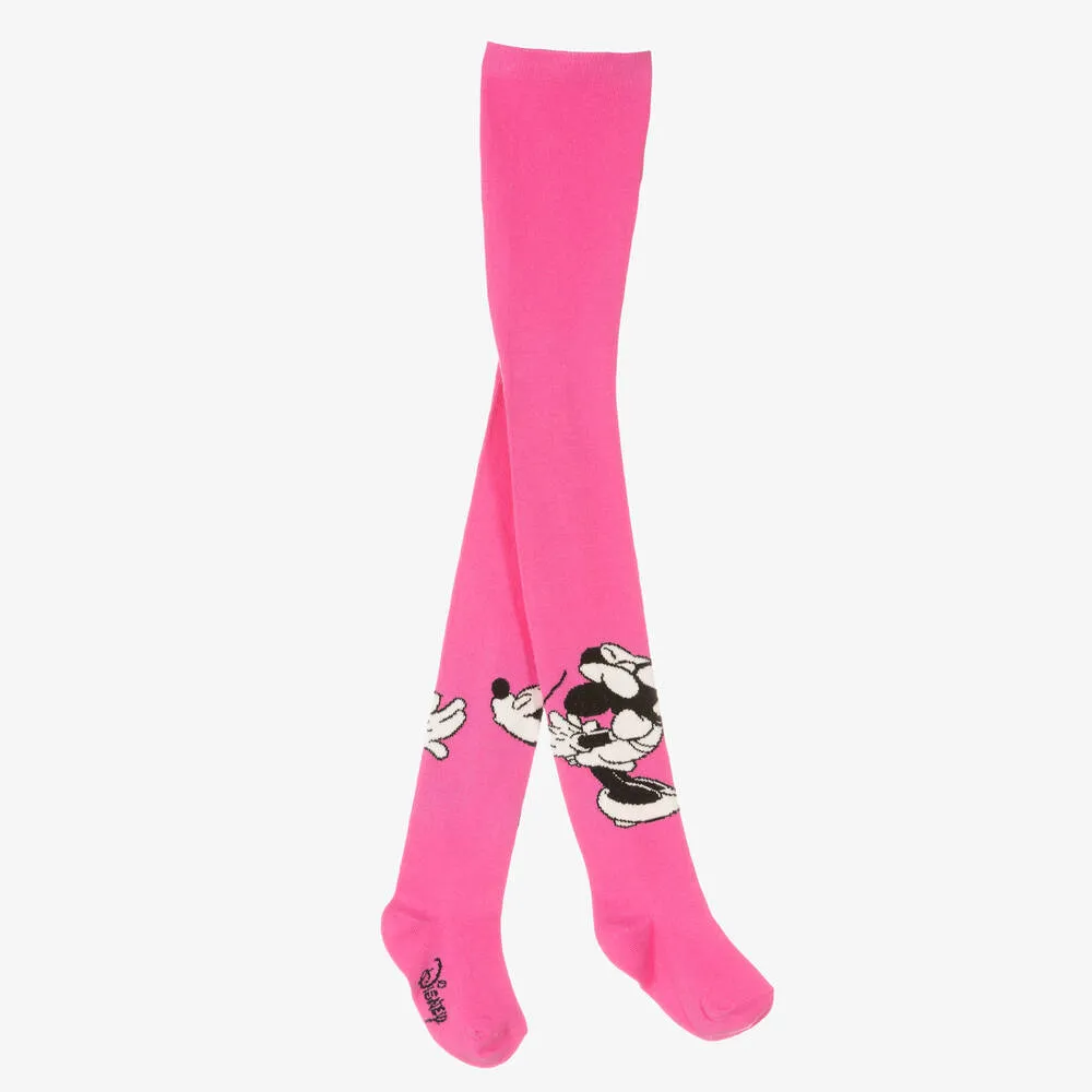 Teen Girls Pink Disney Tights 