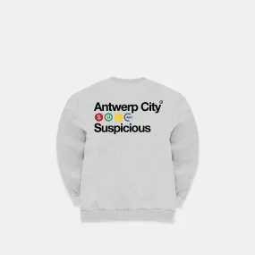 The Antwerp City I Crewneck - Neutral Heather