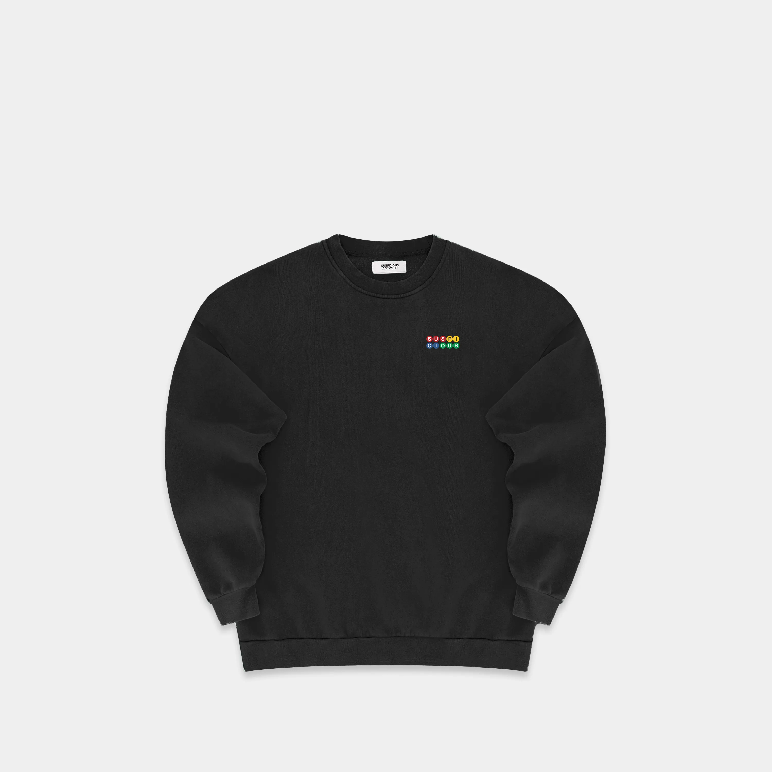 The Antwerp City II Crewneck - Black