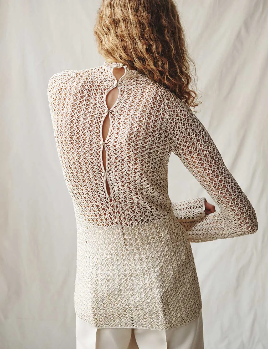 The Crochet Turtleneck