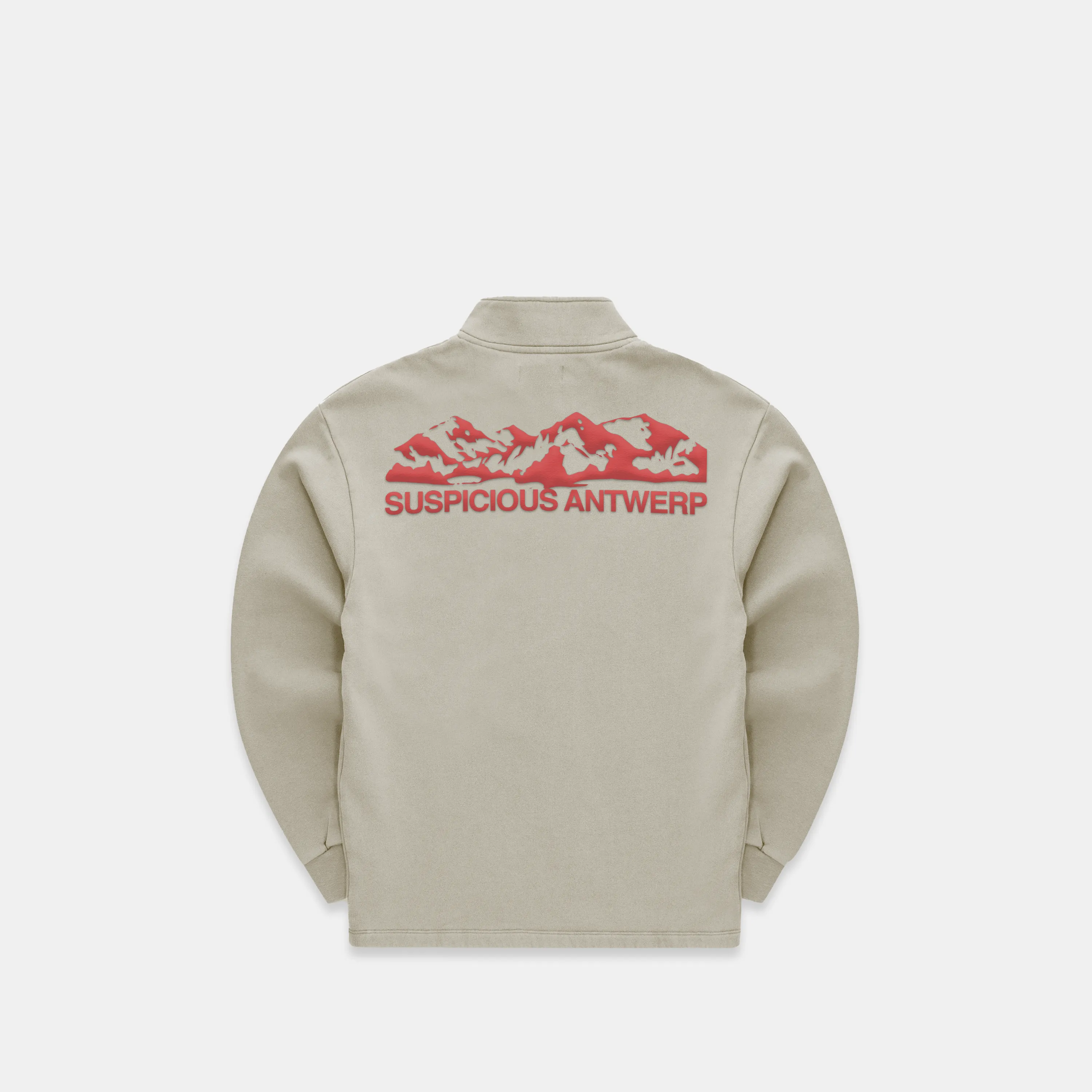 The Landscape Half-Zip Crewneck - Stonewashed Dune