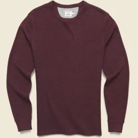 Thermal Surplus Crew - Deep Merlot Heather