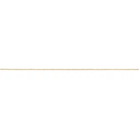 Thin Cable Chain Solid Gold