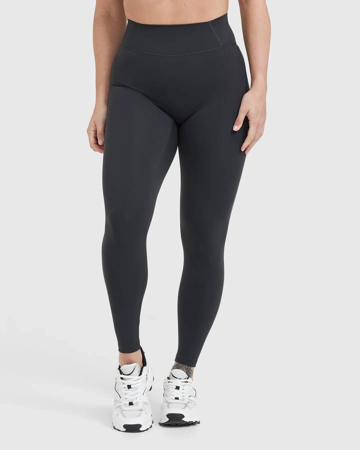 Timeless High Waisted Leggings | Coal