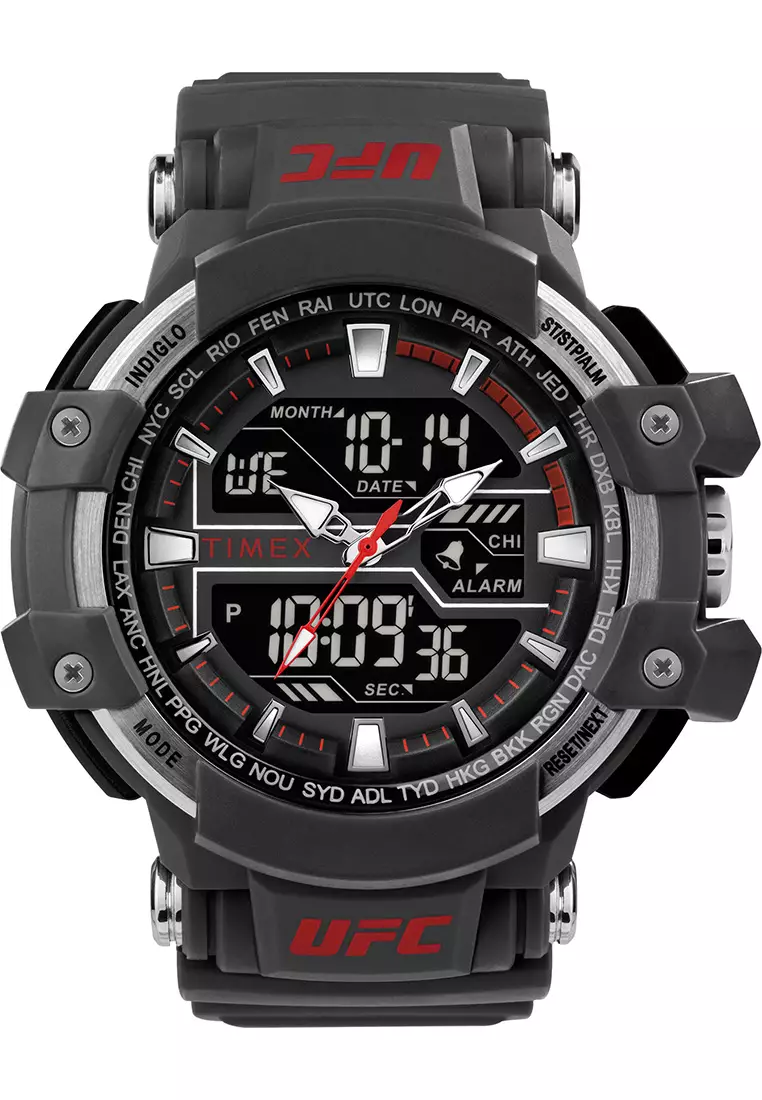 Timex Timex UFC Combat 53mm Resin Strap Watch (TW5M51900)