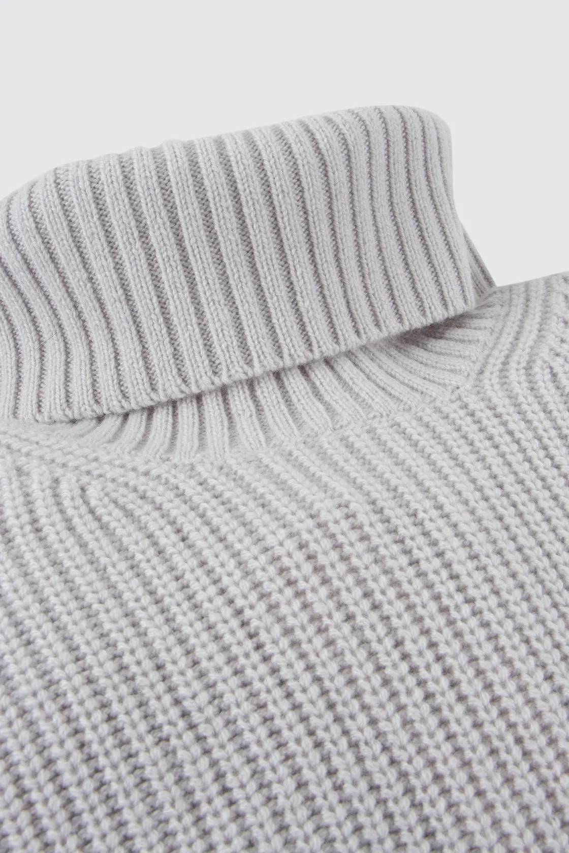 Toorallie Mariner Roll Neck Jumper White