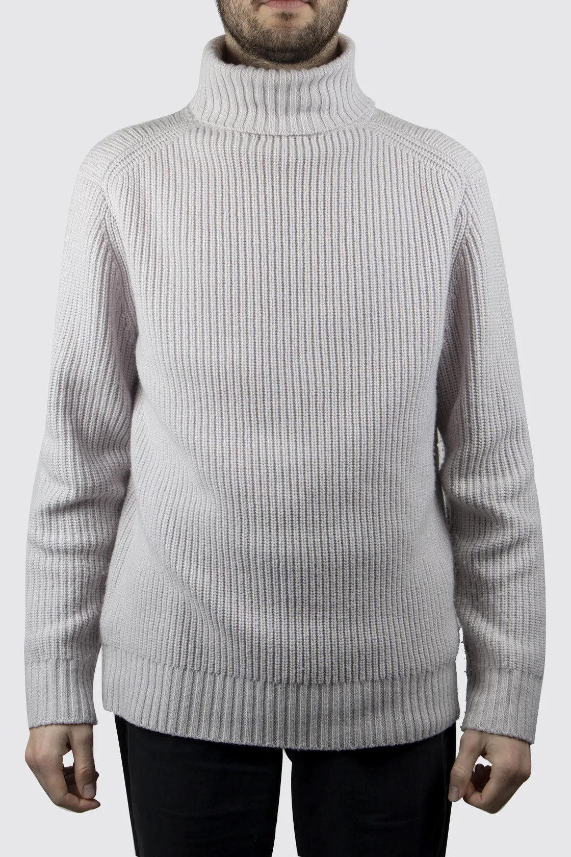 Toorallie Mariner Roll Neck Jumper White