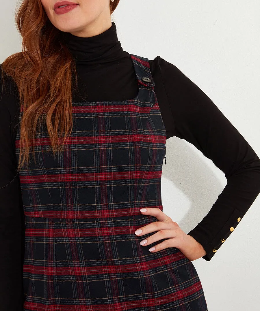 Trudy Check Pinafore