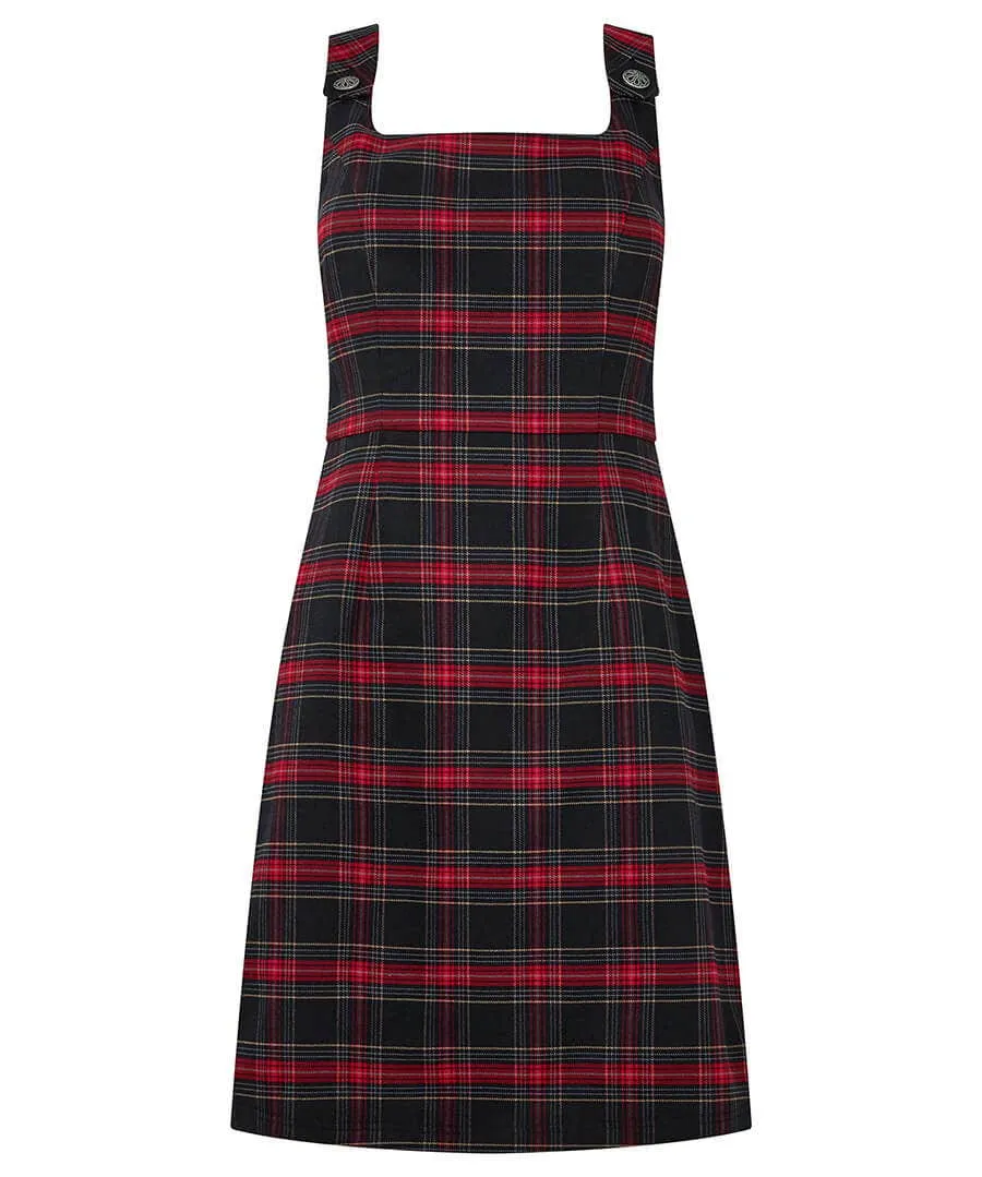 Trudy Check Pinafore