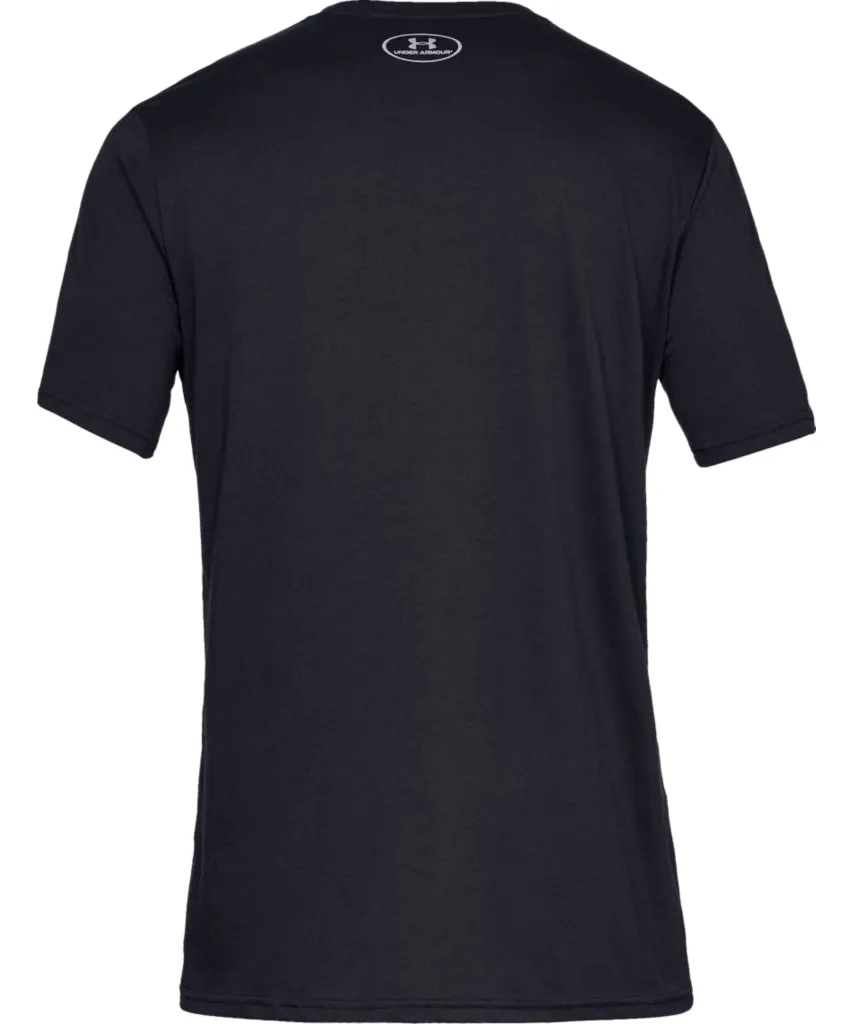 UNDER ARMOUR ADULT SPORTSTYLE LOGO T SHIRT - BLACK