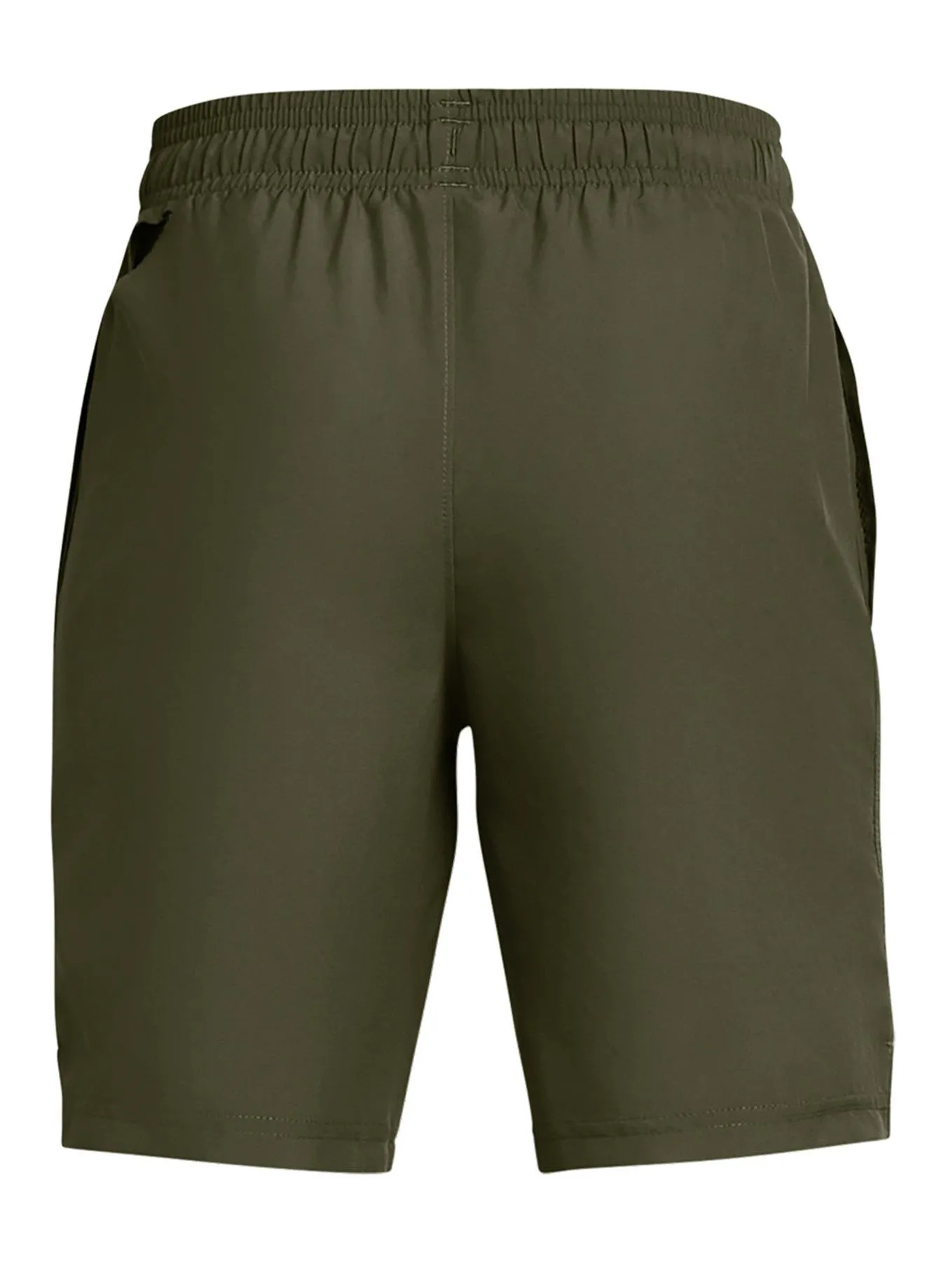 UNDER ARMOUR Boys Training Woven Wordmark Shorts - Khaki