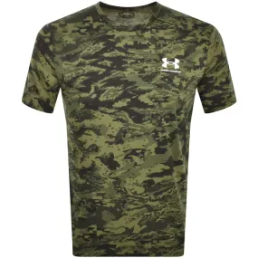 Under Armour Camo Short Sleeve T Shirt Green