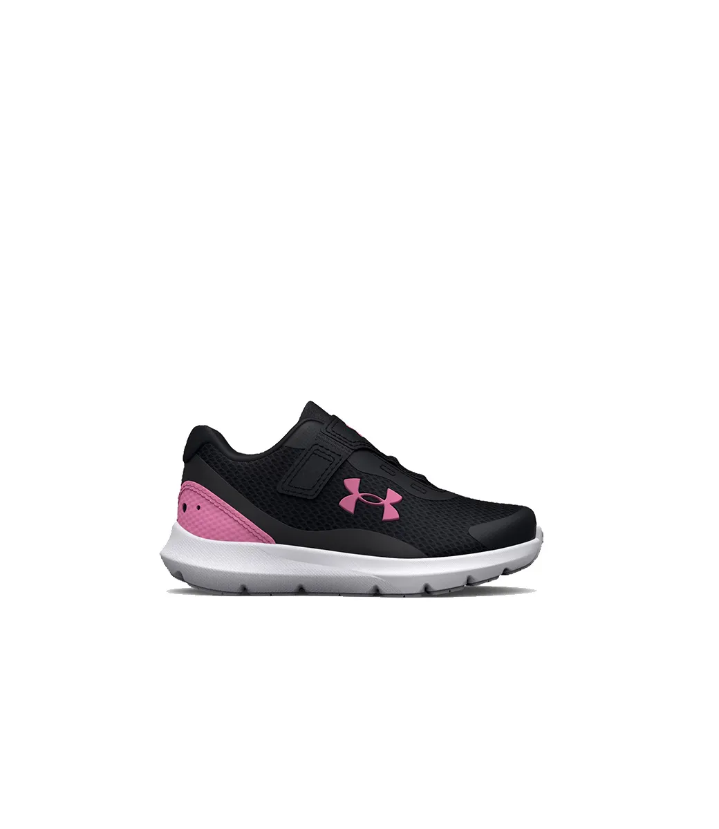 Under Armour Infant Surge 3 Black / Flamingo